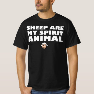 Schapen zijn mijn gedistilleerde dieren t-shirt