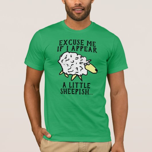 Schapen zijn Sjeepish T-Shirt (Voorkant)