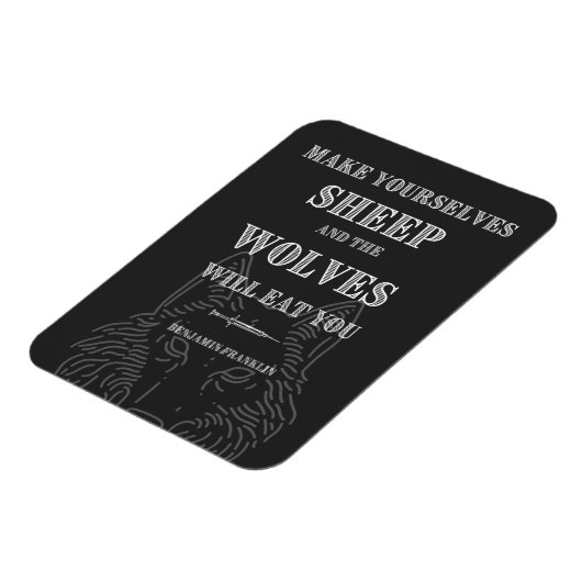 Schapen zullen worden gegeten door Wolves Ben Fran Magneet (Linkerzijde)