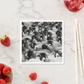 Schapen, zwart en wit servet (Insitu)