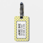 SchapenafdrukFibre Bagagelabel (Achterkant verticaal)