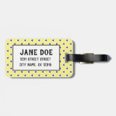 SchapenafdrukFibre Bagagelabel (Achterkant horizontaal)