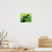 Schapenafdrukken Poster (Keuken)