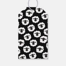 Schapenafdruklezers/zorginstructies Cadeaulabel