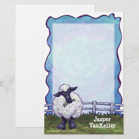 Schapenbakkerij Briefpapier (Voorkant / Achterkant)