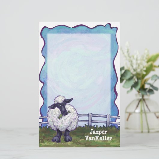 Schapenbakkerij Briefpapier (Staand voorkant)