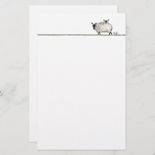 Schapenbakkerij Briefpapier (Voorkant / Achterkant)