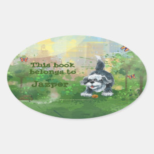 Schapenbakkerij Ovale Sticker