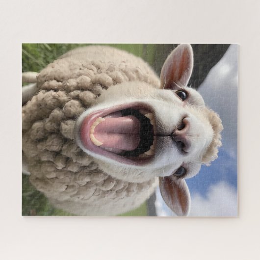 Schapenbek open legpuzzel (Horizontaal)