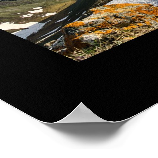 Schapenberg in de Kluane Ranges Poster (Hoek)