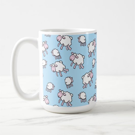 Schapenblauw Koffiemok (Links)