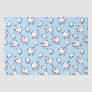 schapenblauw verpakkingspapier tissuepapier