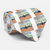 Schapendag Afstuderen Funny Stropdas (Opgerold)