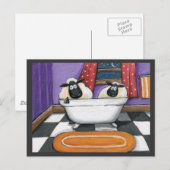 Schapendiepte | Schapenvlees in een wiskundige ill Briefkaart (Voorkant / Achterkant)