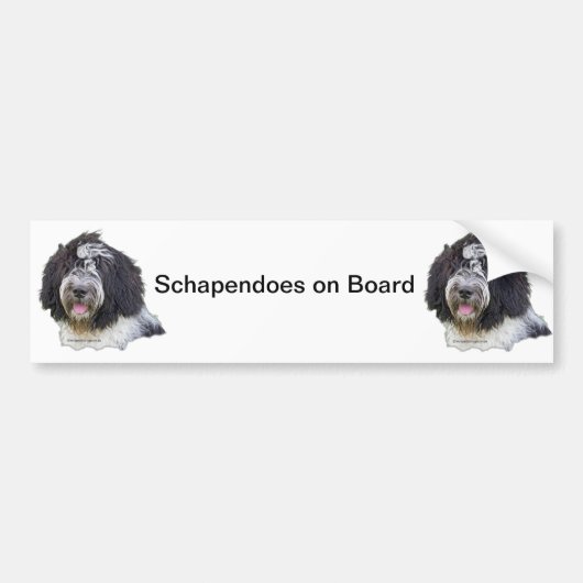 schapendo bumpersticker (Voorkant)