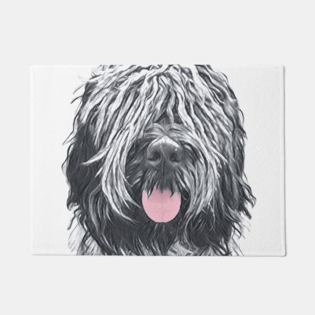 Schapendo Dutch sheepdog Deurmat (Voorkant)