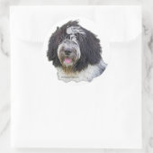 schapendo ronde sticker (Tas)