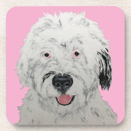 SCHAPENDOG COASTER BIER ONDERZETTER (Voorkant)
