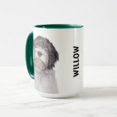 Schapendo's...Dutch Sheepdog Persoonlijke insect Mok (Voorkant links)