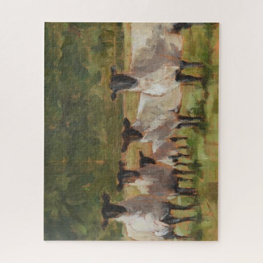 Schapenfamilie Legpuzzel (Verticaal)