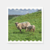 Schapenfamilie Servetten (Voorkant)