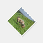 Schapenfamilie Servetten (Hoek)