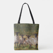 Schapenfamilie Tote Bag (Achterkant)