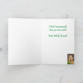 Schapengeit pun Funny krijgt goede Kaart (Binnen)