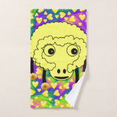 Schapengele harten Was handpalen handdoekjes Bad Handdoek (Handdoek)