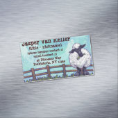 Schapengeschenken en -Accessoires Magnetisch Visitekaartje (Voorbeeld)