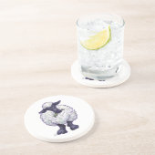 Schapengeschenken en -Accessoires Zandsteen Onderzetter (Zijkant)