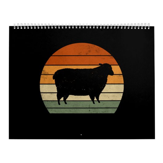 Schapengeschenken voor vrouwelijke Mannen | Funny  Kalender (Hoes)