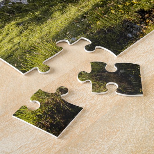 Schapenherders met ruige kolonies in de Schotse Ho Legpuzzel (Zijkant)