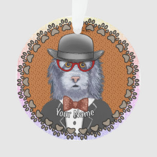 Schapenhondenbril Ornament