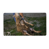 Schapenhoorzitting Etiket (Voorkant)