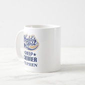 Schapenhouder persoonlijke microgolfcadeautjes koffiemok (Voorkant links)