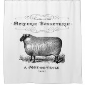 schapenhouderij in Frankrijk Douchegordijn (Voorkant)