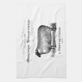  schapenhouderij in Frankrijk Theedoek (Verticaal)