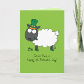 Schapenierse grappige St. Patrick's Day Kaart (Voorkant)