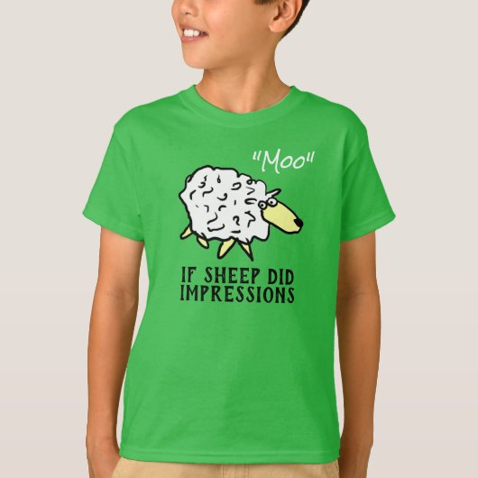 Schapenimpressionist T-Shirt (Voorkant)