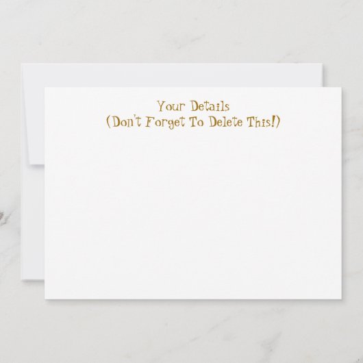 SCHAPENINVITATIE (Achterkant)