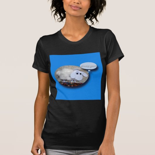 Schapenjaar? Geboren in Sheep-jaar T-shirt (Voorkant)