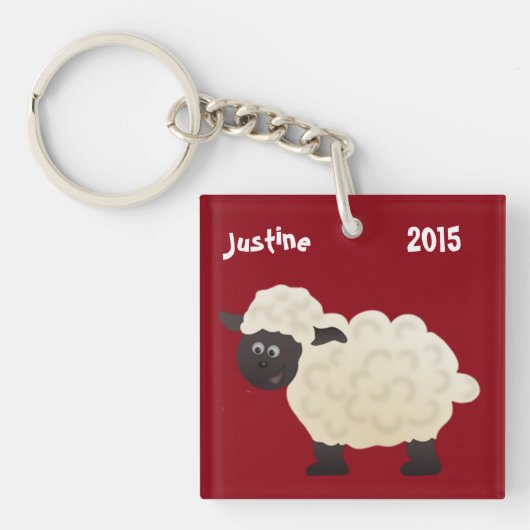 Schapenjaar Sleutelhanger (voorkant)