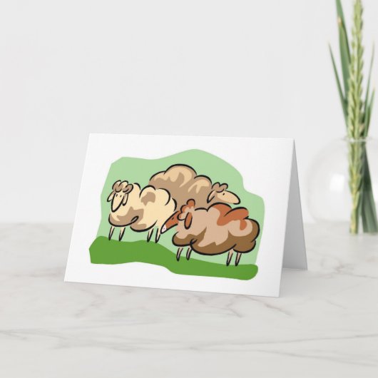 schapenkaarten kaart (Voorkant)