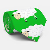 schapenkarakter stropdas (Opgerold)