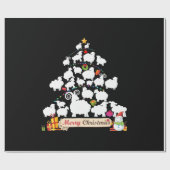 Schapenkerstboomcadeautjes | Vreemde kerstcadeautj Cadeaupapier (Vlak)