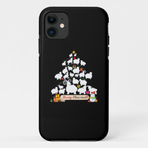 Schapenkerstboomcadeautjes Vreemde kerstcadeautj Case-Mate iPhone Case