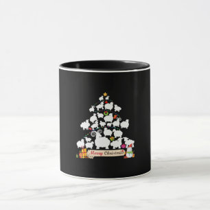 Schapenkerstboomcadeautjes   Vreemde kerstcadeautj Mok