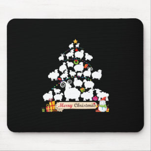 Schapenkerstboomcadeautjes Vreemde kerstcadeautj Muismat