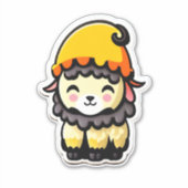 schapenklassieker Vierkante sticker (Voorkant)